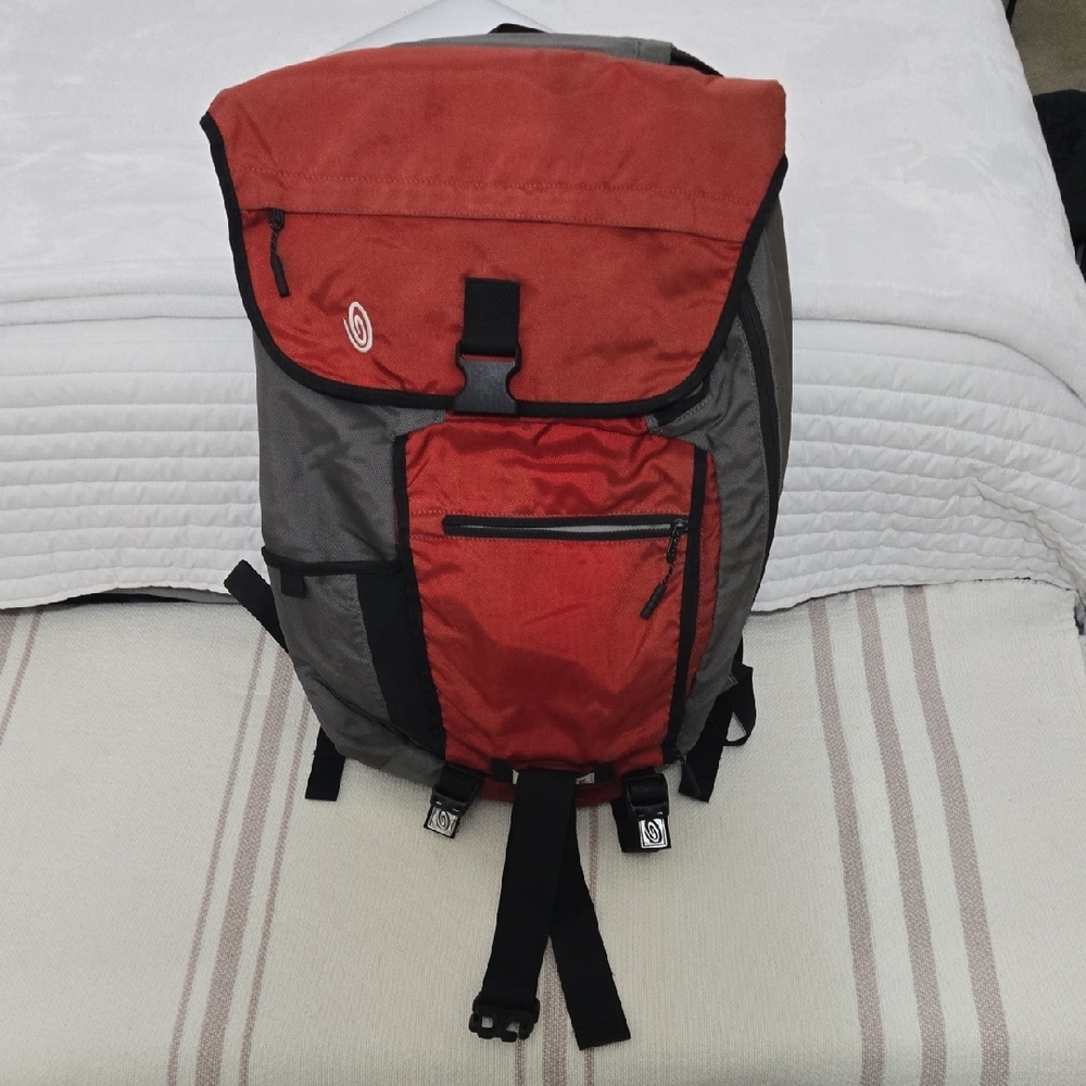 Timbuk2 Red and Gray Hiking Backpack